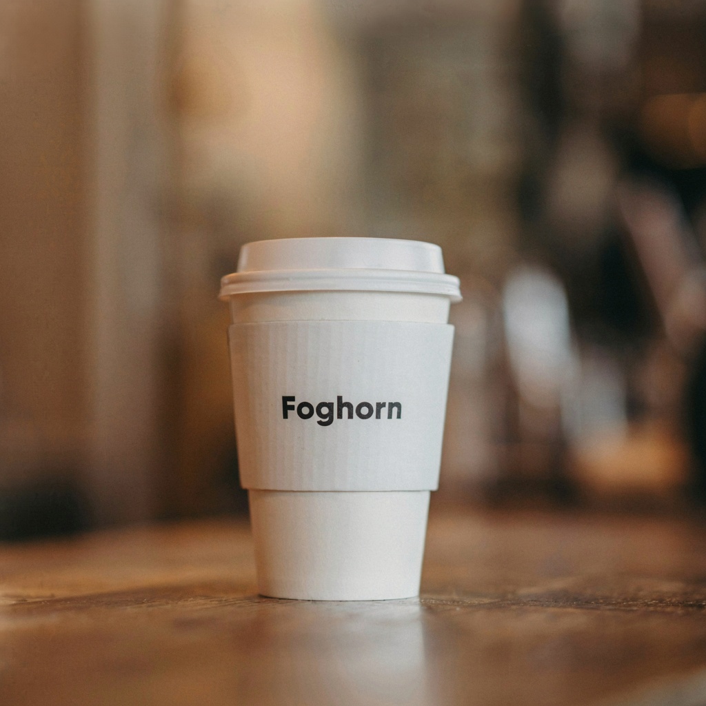 A display ad AdFrame designed for Foghorn Coffee