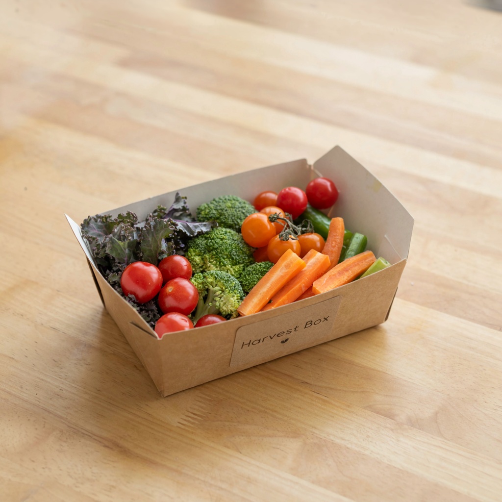 A display ad AdFrame designed for Harvest Box